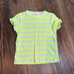 Me & Henry neon striped cotton tee